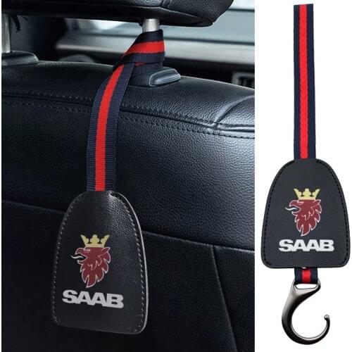 1/2PCS Car Headrest Seat Back Hanger Portable Strong Hook Car Stying Accessories For SAAB 9-3 93 9-5 9 3 9000 9 5