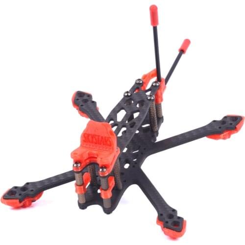1Set 3K Carbon Fiber Skystars Starlord145 3 Inches 4mm Bottom Plate Drone Rack Base Frame Chassis RC Racing Quadcopter Drone Acc