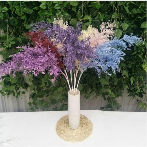1pc Misty Artificial Flower Fabric Simulation Time Grass Flower Photo Prop Wedding Arrangement Home Party Decorations