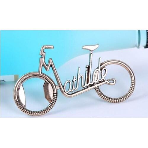 25 Pieces/lot) Antique Wedding favors of Le Tour Bicycle Bottle opener favors for Gold Party decorations and event gifts