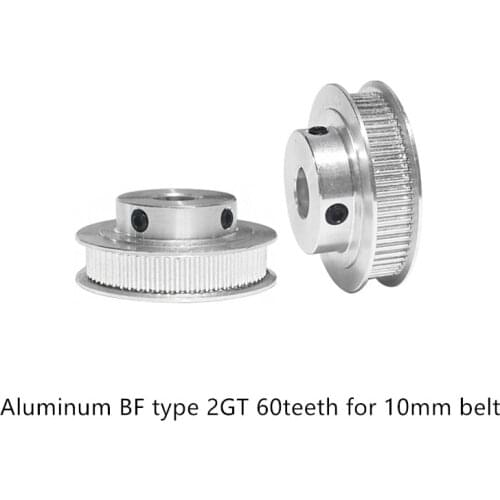 3d printer pulley timing GT2 60teeth bore 5mm 6mm 6.35mm 8mm 12mm 14mm fit for 2GT belt width 9mm 10mm
