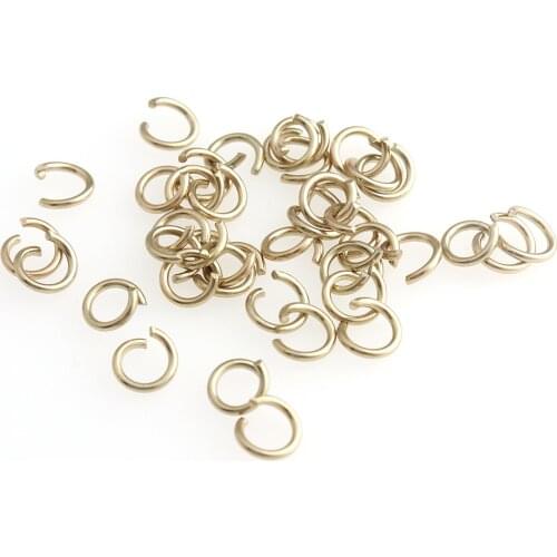 500PCS 5mm Open Jump Ring Gold Split Connectors For Diy Jewelry Finding Making Earrings DIY Necklace Bracelets Accessories