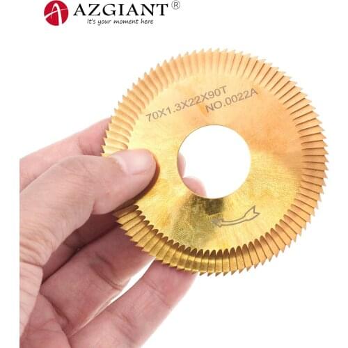 70mmX1.3X22X90T milling cutter 0022A in HSS Cutting Machine 100B 202 100A 100A1 100A2 100A3