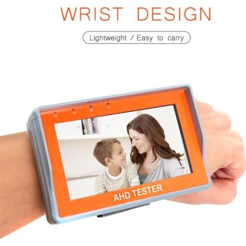 Analog Coaxial AHD Tester 4.3 inch TFT LCD Monitor 1080P AHD/ CVBS 2 IN 1 Tester