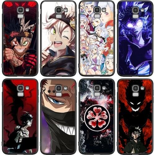 Black Clover Anime For Samsung Galaxy J8 J7 Duo J6 J5 Prime J4 Plus J3 J2 Core 2018 2017 2016 Phone Case Cover