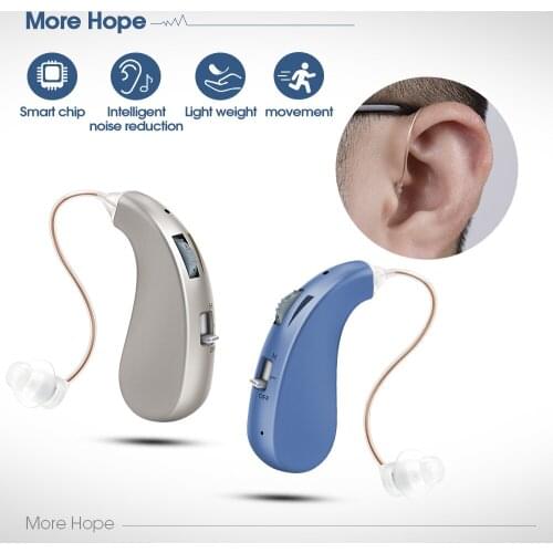 More Glory Mini Deaf-Aid Wireless Digital Invisible Hearing Aids,Air Conduction Sound Amplifier For Deafness VHP-1206