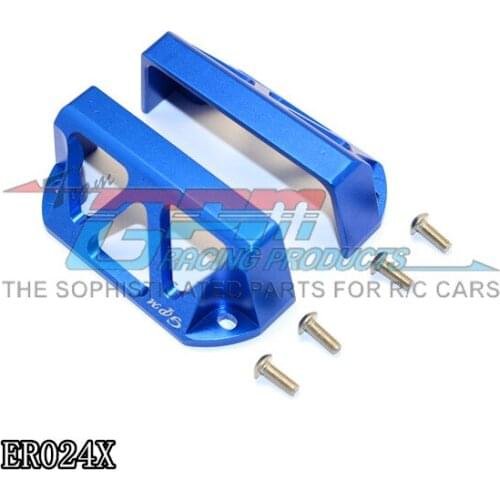 For TRAXXAS E-REVO 1.0/2.0 Metal Servo Protective Cover + Stainless Steel Screws-1 Pair