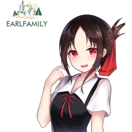 EARLFAMILY 13cm x 9.9cm for Housekeeper Girl Vinyl Car Stickers Personality Scratch-proof Window Waterproof Decal Decoration