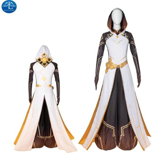 Genshin Impact Cosplay Morax Zhongli Game Outfit Men Zhong Li Cosplay Costume Halloween Uniform Custom Made