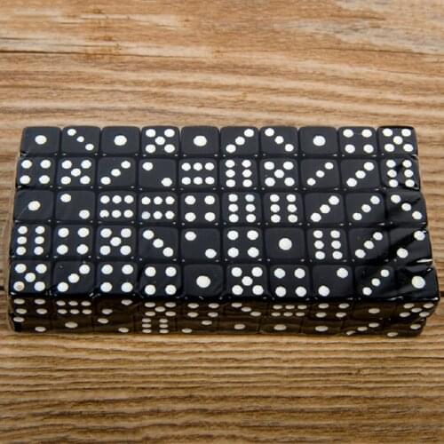 Hot Sale 10Pcs Multicolor 6 sided Die Acrylic Round Corner Dice 10mm Portable Table Games Dice