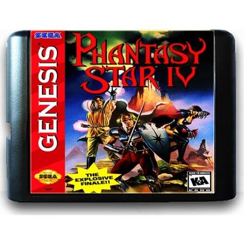 Phantasy Star 4 for 16 bit Sega MD Game Card for Mega Drive for Genesis US PAL Version Video Game Console