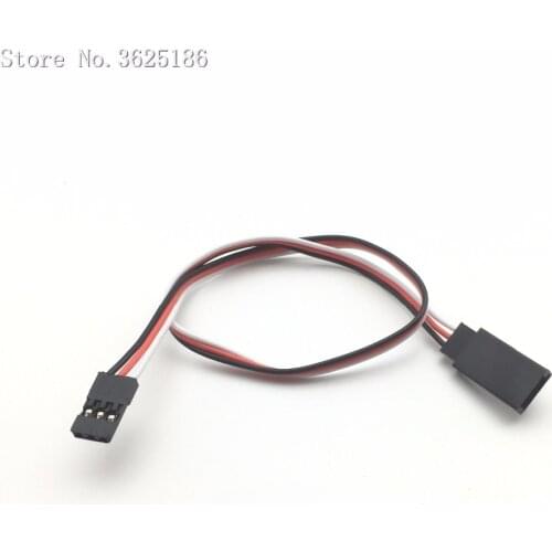 10Pcs 300mm Servo Extension Lead Wire Cable For RC Futaba JR Male to Female 30cm