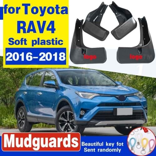 For Facelifted Toyota RAV4 2016 2017 2018 Set Molded Car Mud Flaps Mudflaps Splash Guards Mud Flap Mudguards Fender Accessories