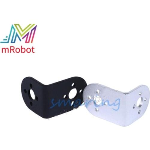 Worm Motor bracket L Shaped Mounting Metal Base Holder for Worm Gear Motor with Screw