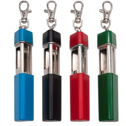 RICH DOG Metal Ashtray Ash Holder Storage Container Jar 30*72MM Mini Style Metal Ash Ashtray Cigarette Holder Smoker Key Chain