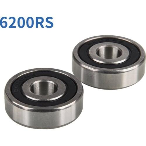 2 Pcs Bike Bicycle Mini Moto Models 47cc 49cc 6200 2RS Bearings 10x30x9mm Double Shield Miniature Steel Cycling Accessory