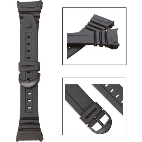 Soft Rubber Watch Band Strap for Casio W-96H W-96H-1AV W-96H-9AV Sports Watch Men Women Straps Bracelet Belt Watchband