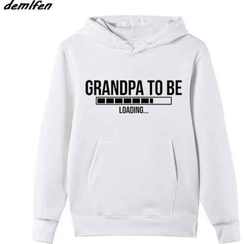 New Soon To Be A Grandpa Funny Mens Sweatshirt New Grandfather Gift Men Fleece Hoody Hoodie Cool Coat Jacket