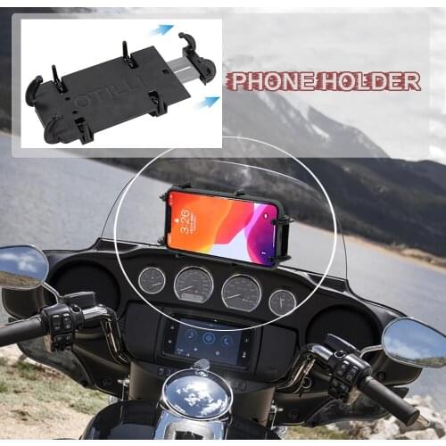 NEW FOR BMW FOR HONDA FOR YAMAHA FOR KAWASAKI Black Navigation Bracket GPS Motorcycle Mobile Phone Holder Mount
