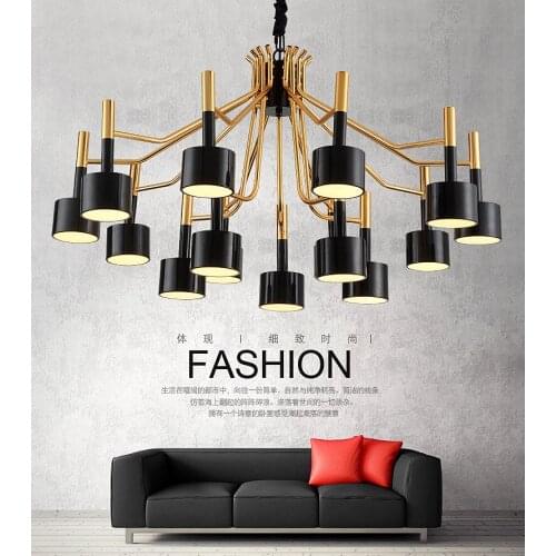 Personalized creative home LED lamps Modern minimalist living room chandeliers Nordic style restaurant chandelier