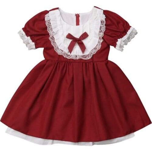 Baby Girl Dress Kid New Year Costumne Party Princess Tutu Dresses Pageant Bridesmaid Formal Outfit Lace Chilren Clothing 1-5T