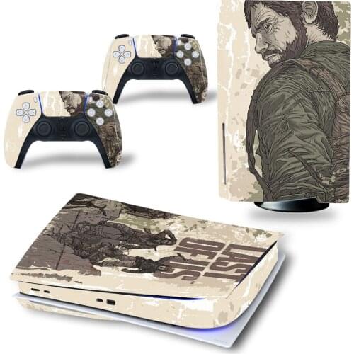The Last of us PS5 Standard Disc Edition Skin Sticker Decal Cover for PlayStation 5 Console & Controller PS5 Skin Sticker Vinyl