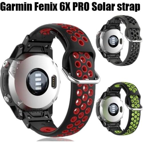 For Garmin Fenix 6X Pro Solar Enduro strap smartWatch Quick Release Silicone EasyFit Wrist Band for FENIX 3 HR 5x plus Straps