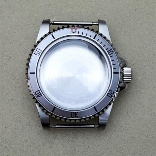 Replacement Watch Case for Miyota 8215 8200 821A Movement 39.5mm Stainless Steel Watch Case for Mingzhu 2813 Mechanical Watch