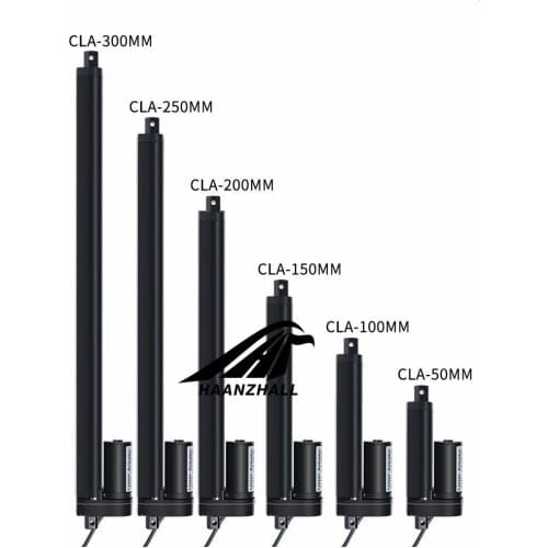 12V Linear Actuator 50mm 100mm 150mm 200mm Stroke Linear Drive Electric Motor Linear Motor Controller 100/200/300/500/700/1000N