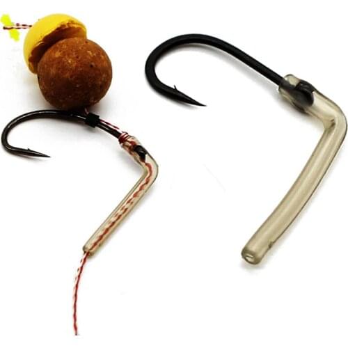 20PCS Carp Fishing Line Aligner Anti Tangle Hook Sleeve for Carp Hair Rig Swivel Sleeve Tube Fishing Terminal Tackle Accessories