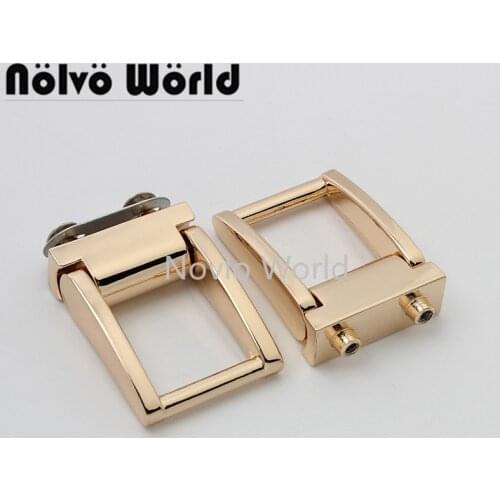 5-25-50 pairs 2 colors 28*41mm 19mm inner metal connector buckle for briefcase handbag purse diy purse hanger bag accessories