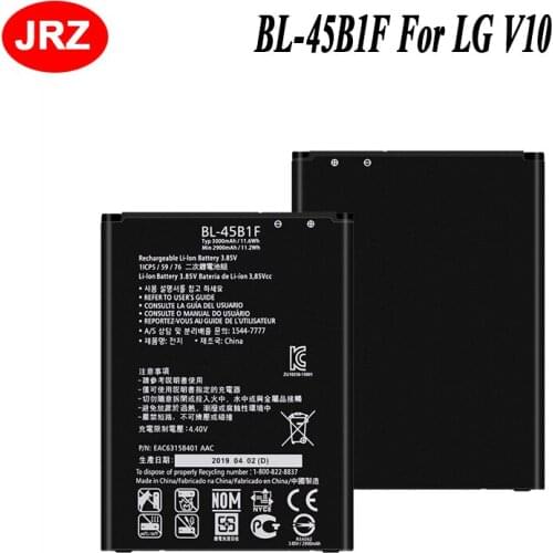 BL-45B1F Battery For LG V10 H961N F600 H900 H901 VS990 H968 BL45B1F Battery 3000mAh Mobile Phone Replacement Batteria Batterie