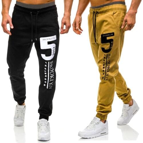 Fashion Mens Jogger Sweatpants Trousers Casual Pants 5-letter Printed Design Casual Sports Joggers Streetwear Tracksuit Men