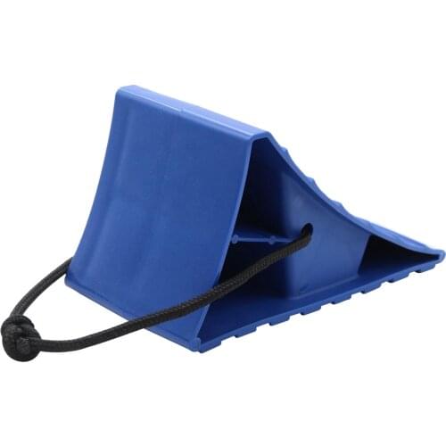 Wheel Chocks Black Car Stoppers Anti-skid Tire Parking Truck Heavy Duty Reverse Pad Locator