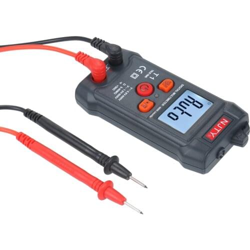NJTY Palm-size LCD Digital Multimeter Ohm and Voltage Tester Auto Range NCV 4000 Counts True RMS Smart Universal Tester