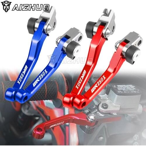 CNC WR 250X Motocross Billet Foldable Pivot Clutch Brake Levers Dirt Bike FOR YAMAHA WR250X WR250 X 2007-2017 2016 2015 2014