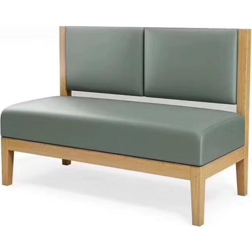 Tea shop booth sofa table and chair combination double simple net red dessert shop coffee restaurant leisure chair