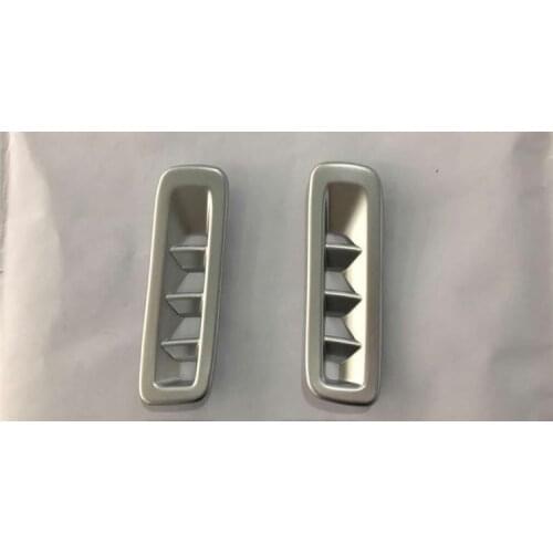 For Mazdas CX-5 CX5 2017 2018 ABS Matte Carbon Fiber Interior Front Pillar Upper Air Vent Outlet Cover Auto Accessories 2pcs