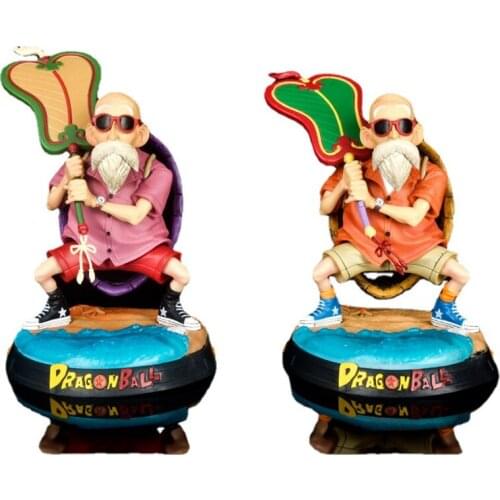 Dragon Ball Animation Peripheral JD Turtle Fairy Banana Fan Standing Posture Scene Figure Boxed Model Decoration Handmade Gift