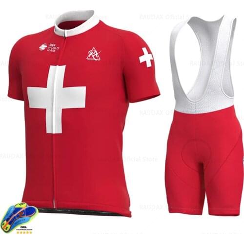 Mens Cycling Jersey Set France Cycling Clothing New Team Short Sleeve Mtb Komplety Kolarskie Meskie Spain Switzerland Ciclismo