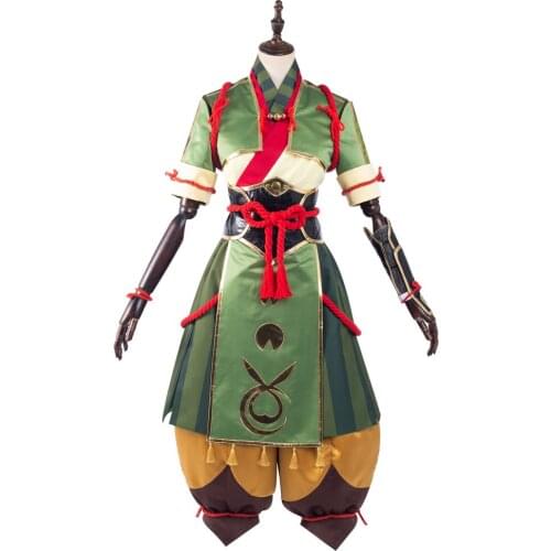 Monster Rise Yomogi Cosplay Costume Cute Dress Outfits Halloween Carnival Dress Clothing