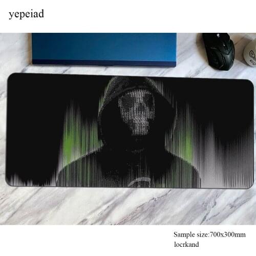 Watch Dogs 2 padmouse 800x300mm accessory Gorgeous mouse pad gaming enterprise Cartoon rubber mats keyboard mouse mat gamer