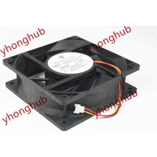 MMF-12D24DS-RM1 CA1323H01 DC 24V 0.36A 3-wire 120x120x38mm Server Cooling Fan