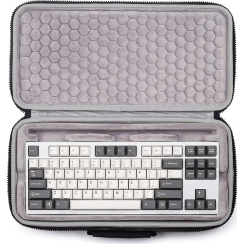 New Customized 80% KBD8X MKII87 Keyboard Case Dustproof Storage Bag EVA Hard Shell Keyboard Handbag