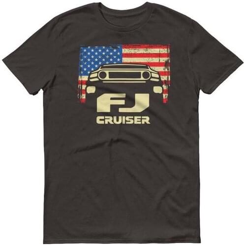 Patriotic Toyo FJ Cruiser Shirt - Classic Car Gift For Men, Short Sleeve T-shirt 2019 New Summer T Shirts Men 100% Cotton Cool T