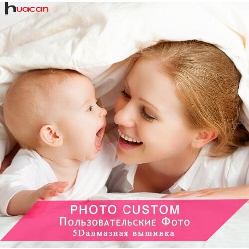 DIY Diamond Painting Photo Custom Full Square Diamond Embroidery Rhinestone Cross Stitch Picture Diamond Mosaic Home Decoration