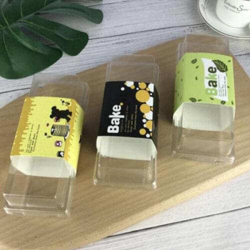Clear Plastic Cake Container Bakery Gift Box Transparent Blister Cake Packaging Box Cupcake Sushi Container