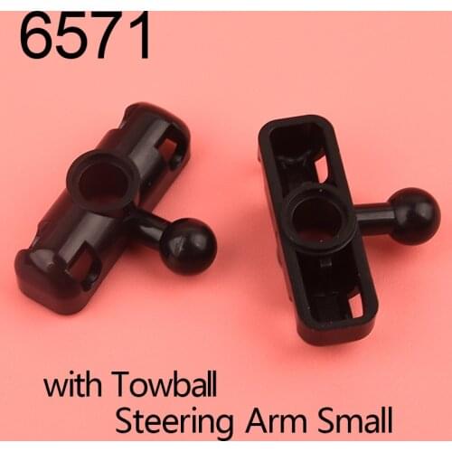 10PCS 6571 High-Tech Steering Arm Small with Towball Building Block Bricks Accessories Parts MOC DIY Education Build Toys