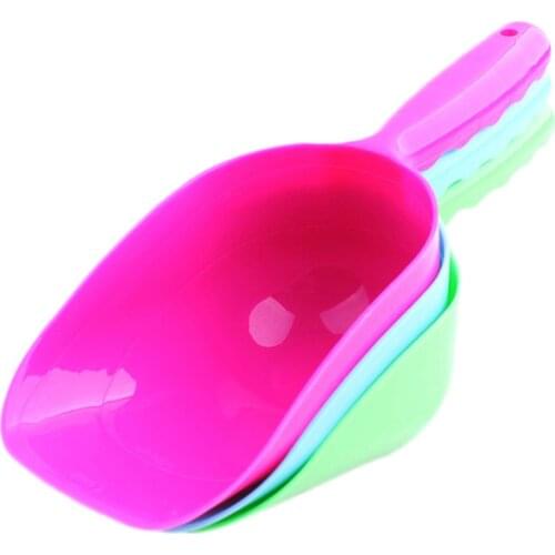 Random Pet Food Spoon Pet Dog Puppy Cat Bird Ferret Rabbit Feeder Scoop Shovel Spade Dishes Tool 3 Colors Pet Feeding Shovel