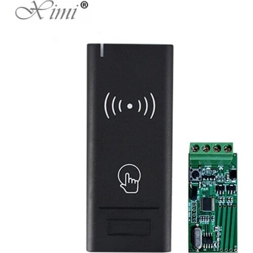 433MHz Rolling Code Technology Wireless Access Control Card Reader Wireless Wiegand MF Card Reader For Access Control System